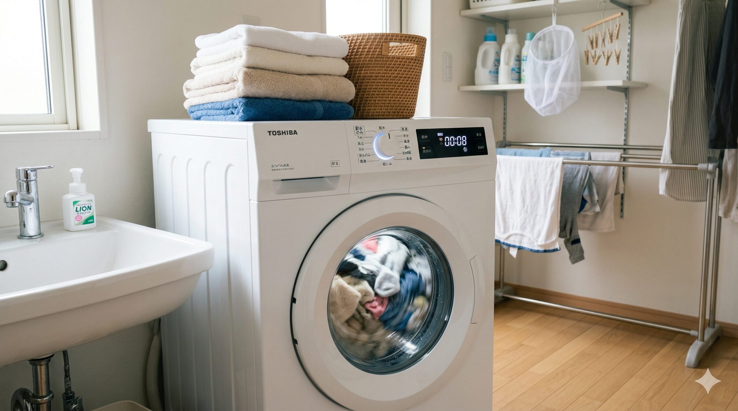 洗濯機で脱水だけする手順と最短で仕上げる方法｜トラブル対処法も解説